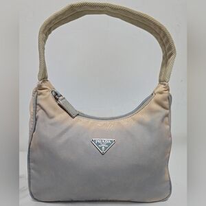 Prada Nylon Blue Handbag